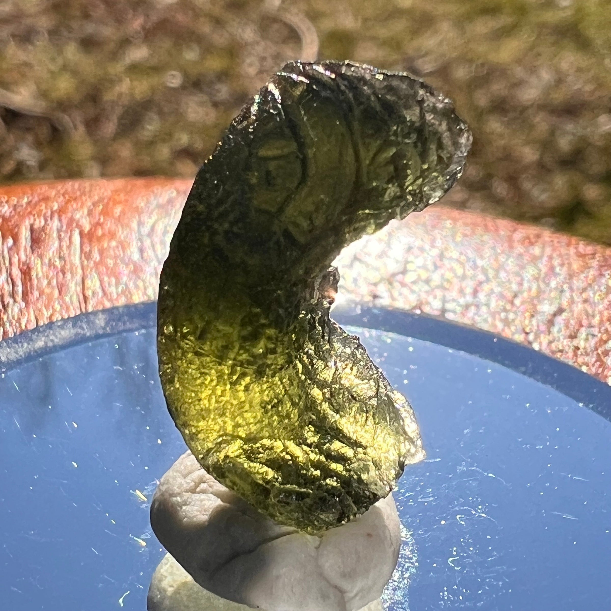 Moldavite 2.1 grams #1974-Moldavite Life
