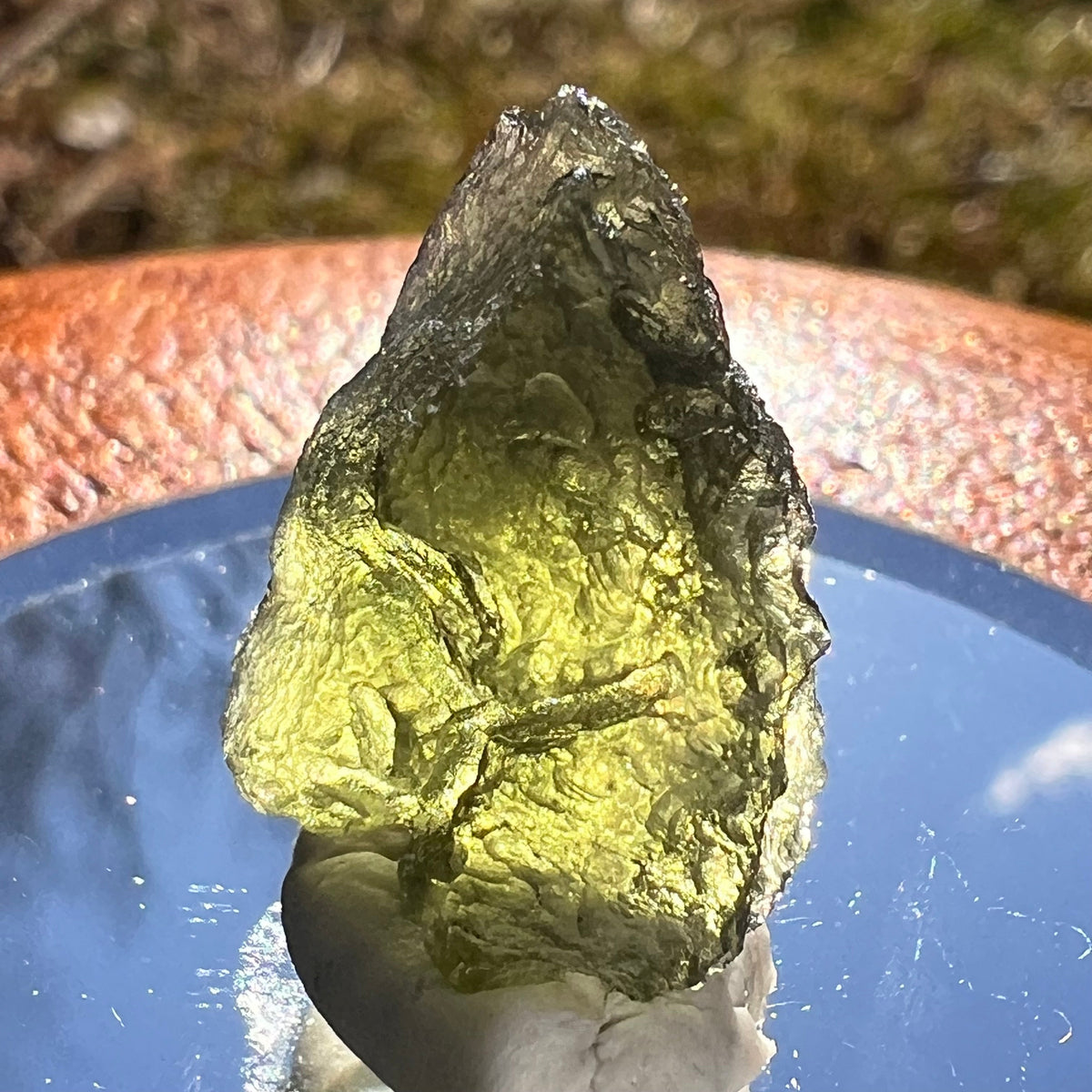 Moldavite 2.1 grams #1980-Moldavite Life