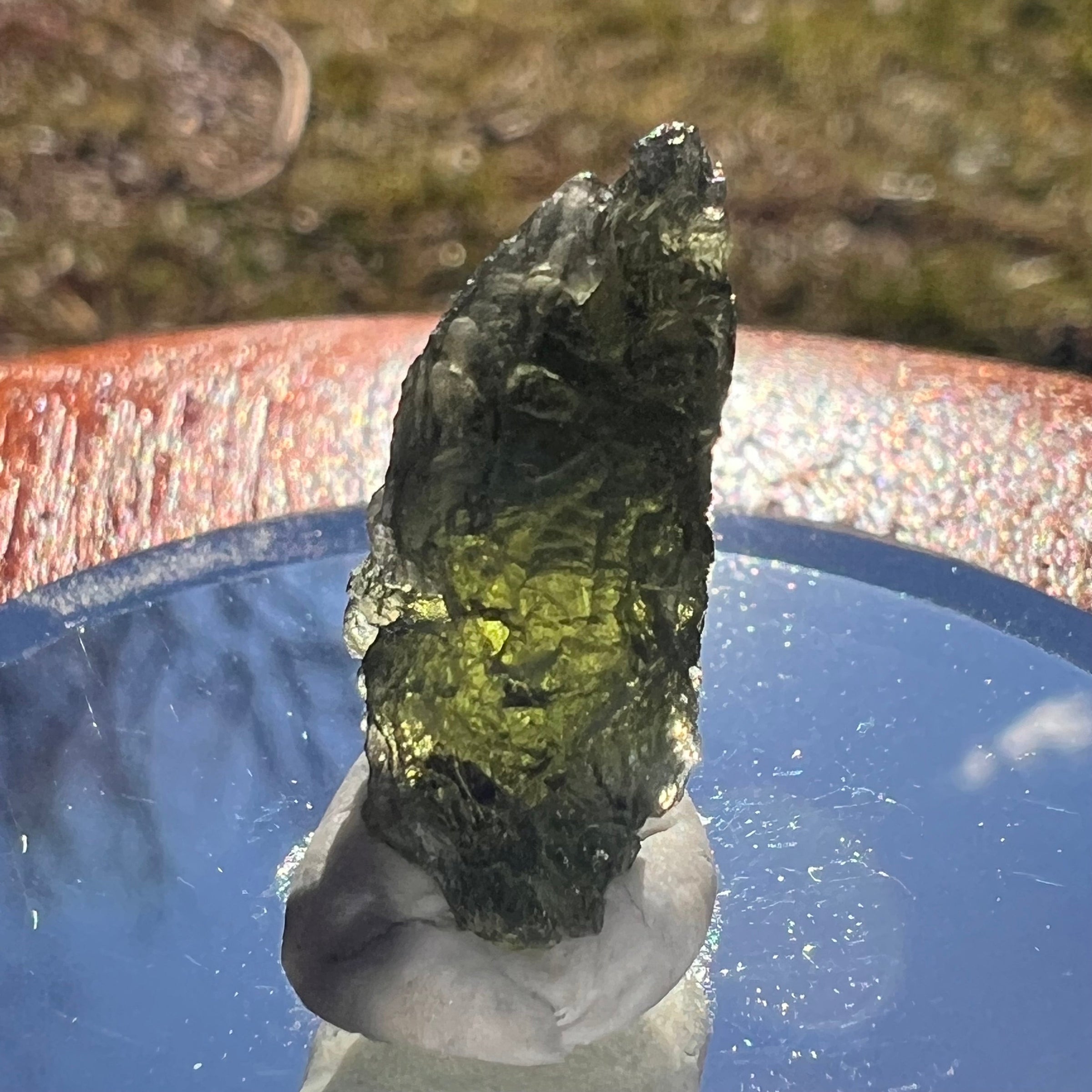 Moldavite 2.1 grams #1980-Moldavite Life