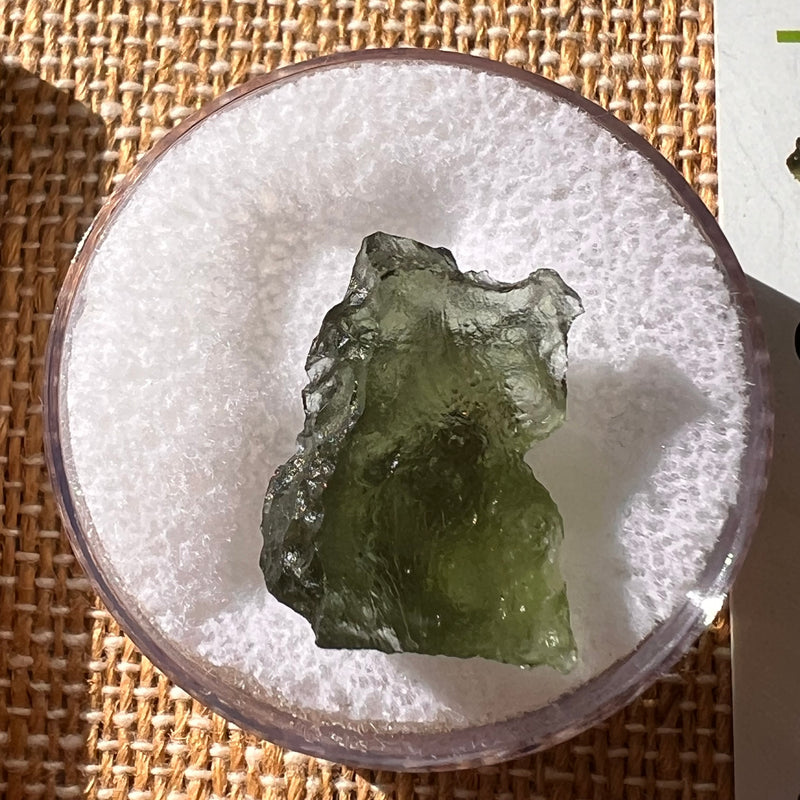 Moldavite 2.1 grams #2143-Moldavite Life
