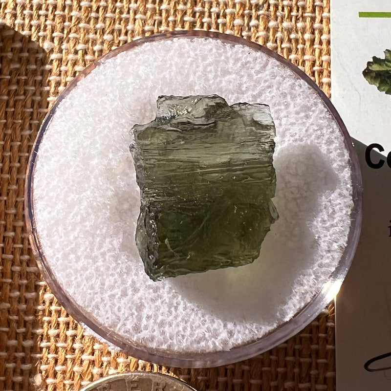 Moldavite 2.1 grams #2148-Moldavite Life