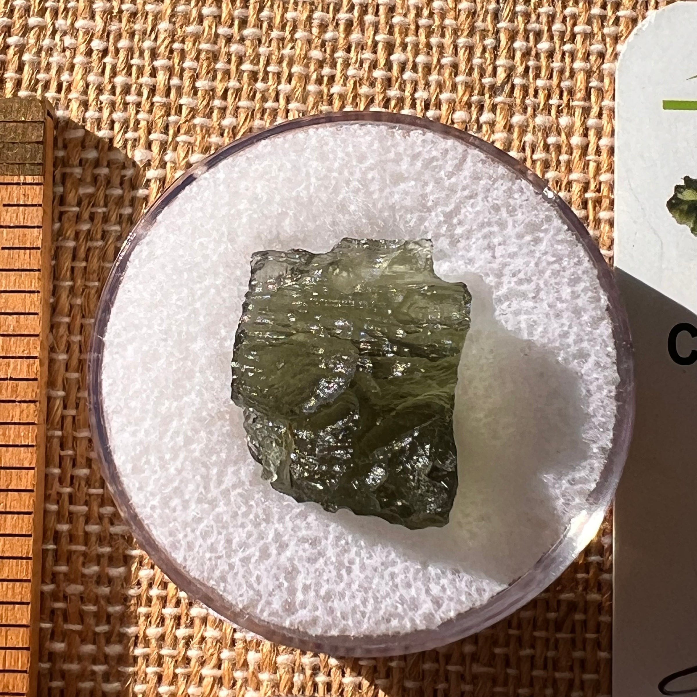 Moldavite 2.1 grams #2148-Moldavite Life