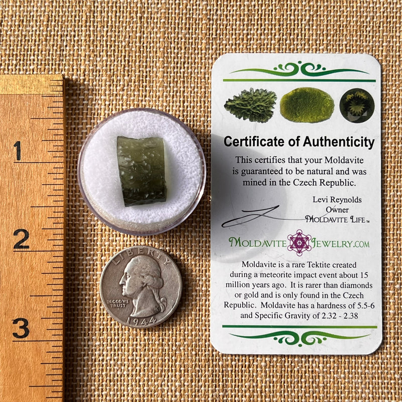 Moldavite 2.1 grams #2185-Moldavite Life