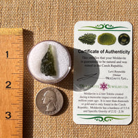 Moldavite 2.1 grams #2186-Moldavite Life