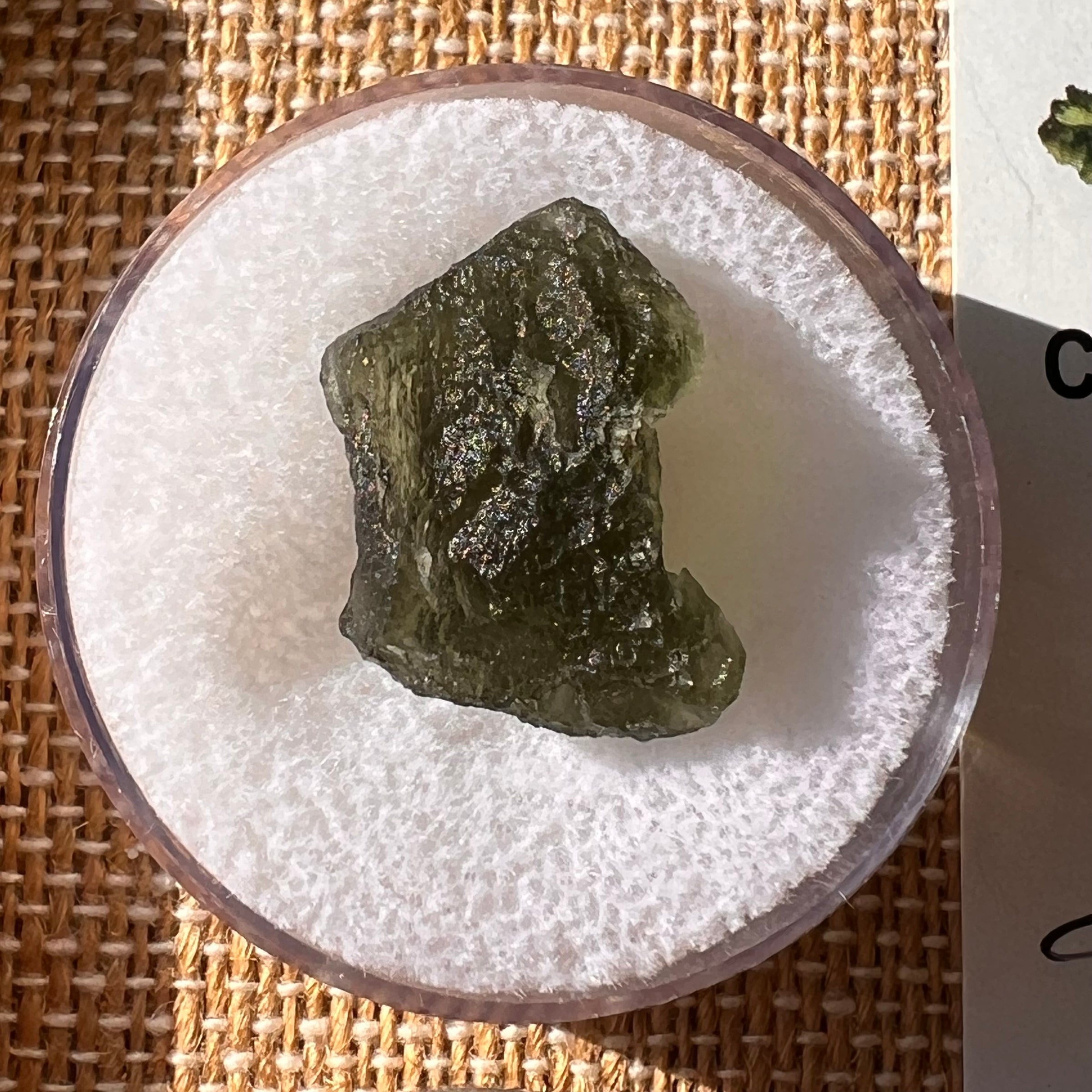 Moldavite 2.1 grams #2193-Moldavite Life