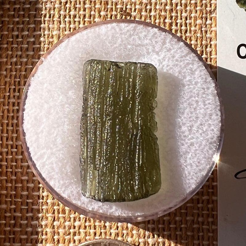 Moldavite 2.1 grams #2200-Moldavite Life