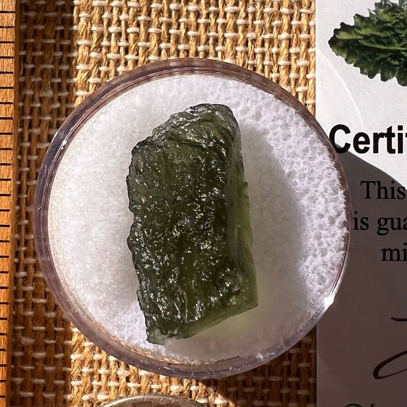 Moldavite 2.1 grams #2249-Moldavite Life