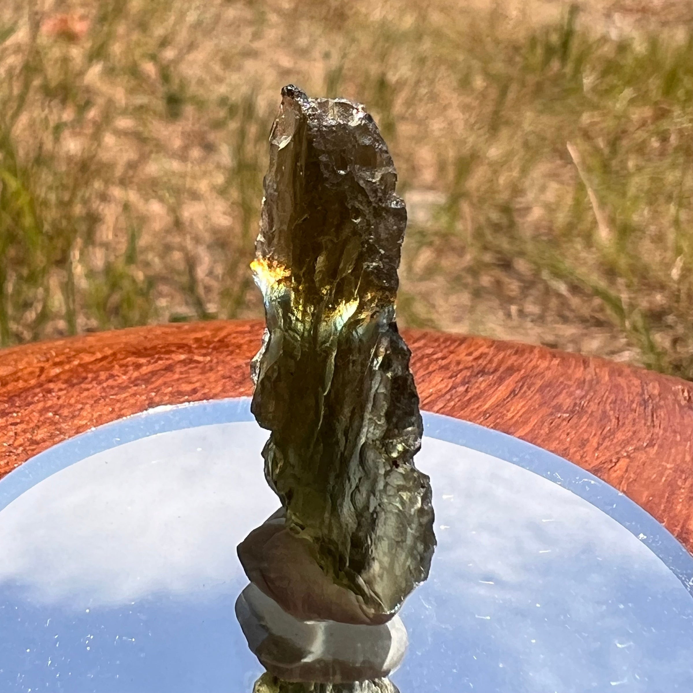 Moldavite 2.2 grams #1874-Moldavite Life