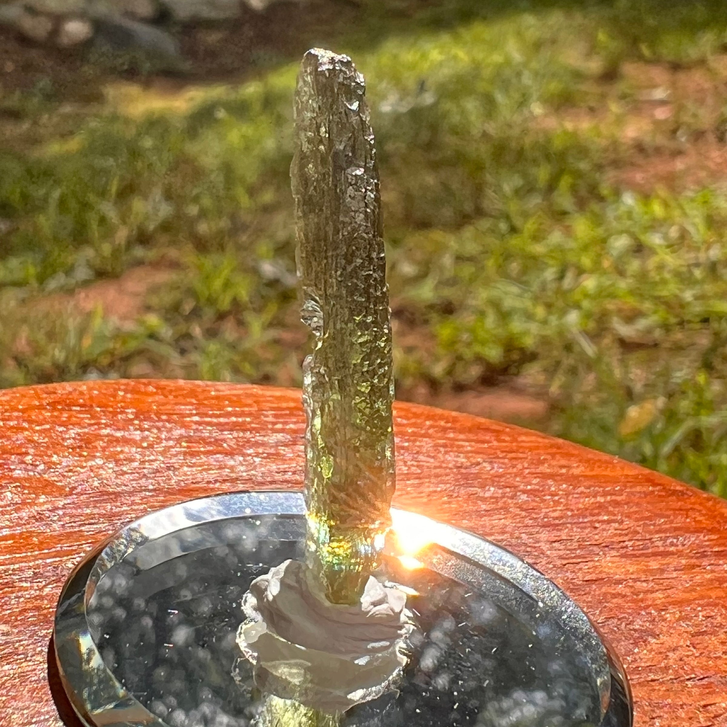 Moldavite 2.2 grams #1954-Moldavite Life