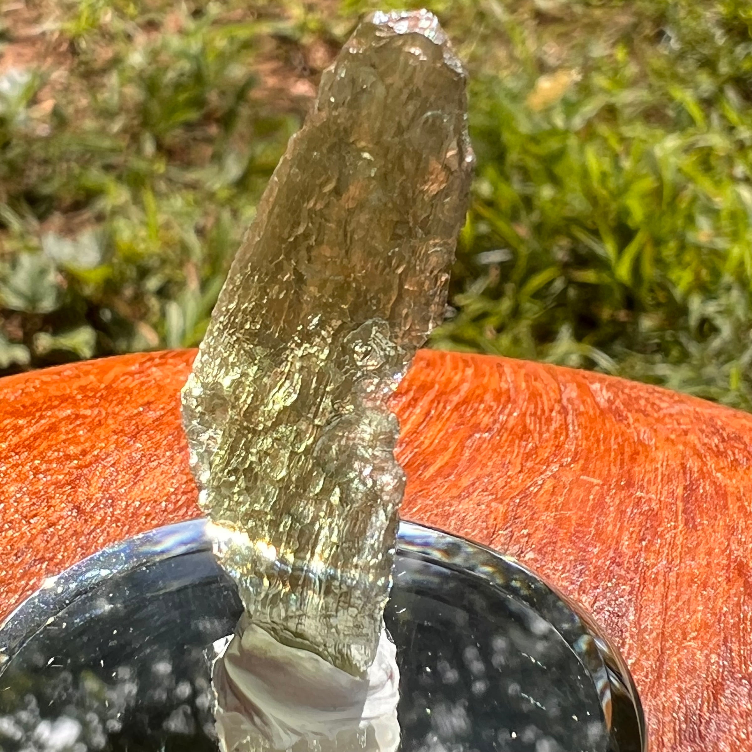 Moldavite 2.2 grams #1954-Moldavite Life