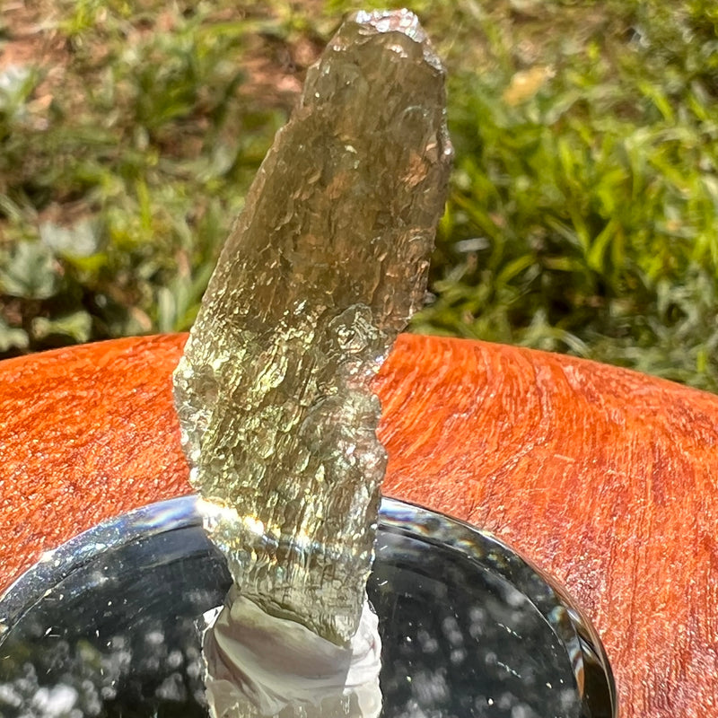 Moldavite 2.2 grams #1954-Moldavite Life