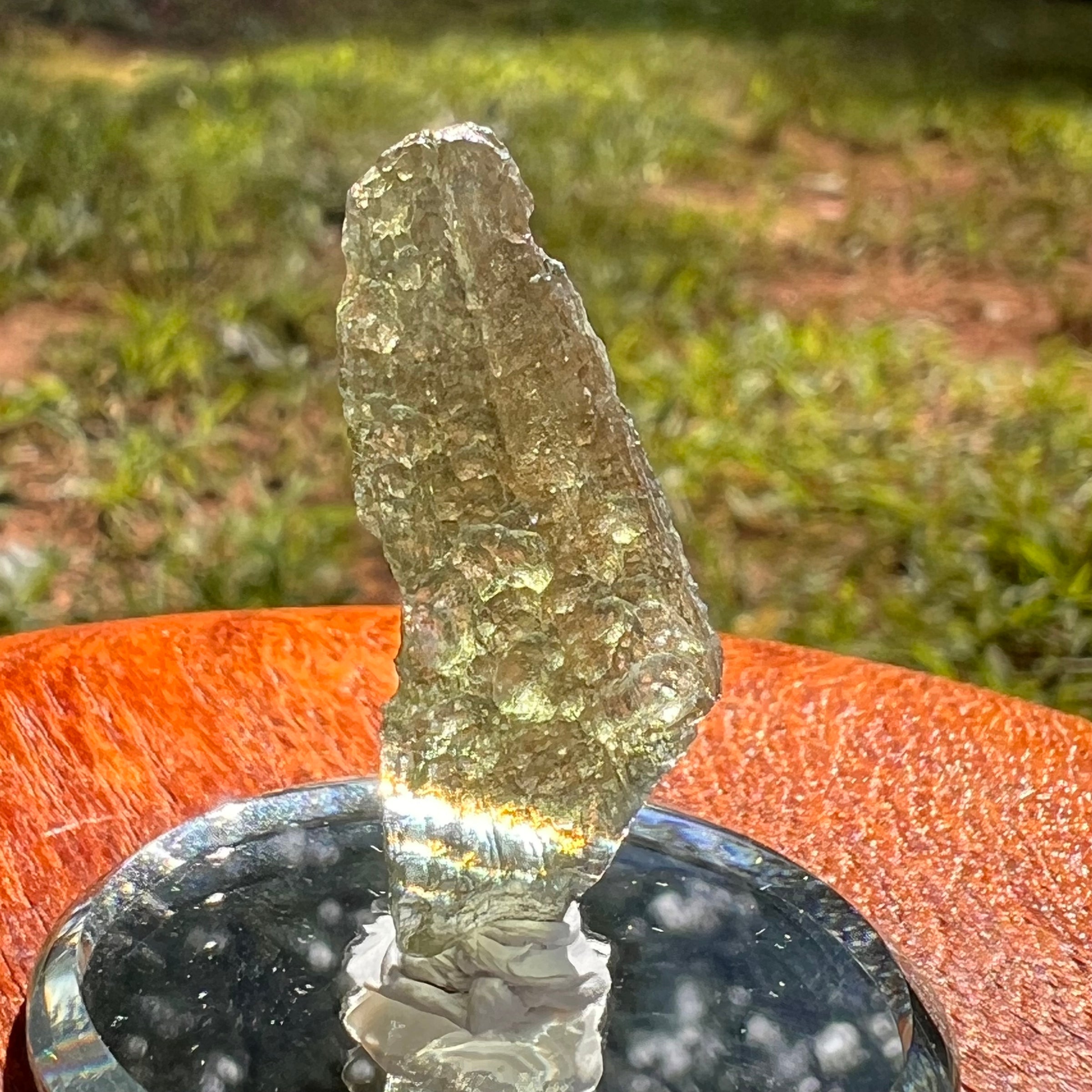 Moldavite 2.2 grams #1954-Moldavite Life