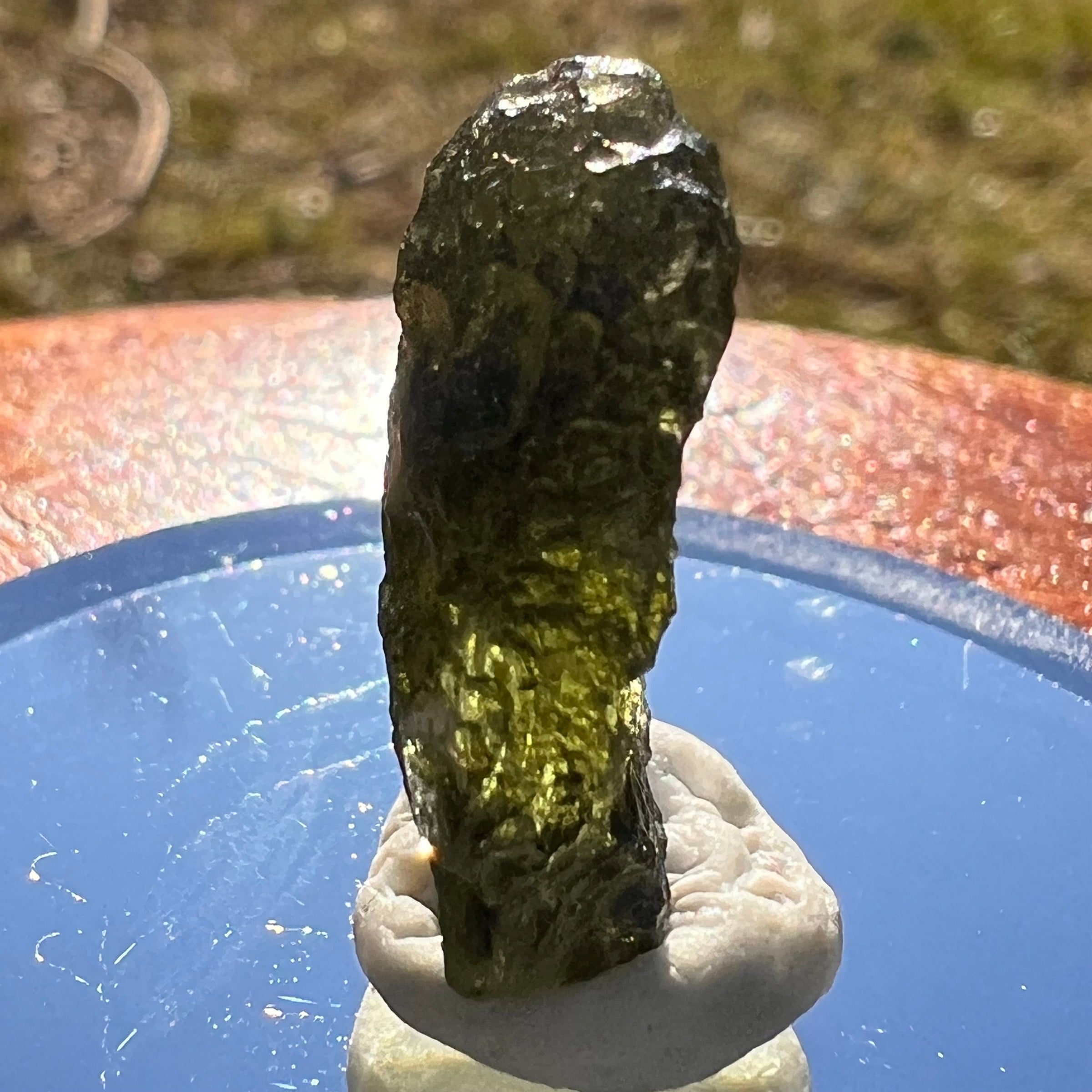 Moldavite 2.2 grams #1969-Moldavite Life