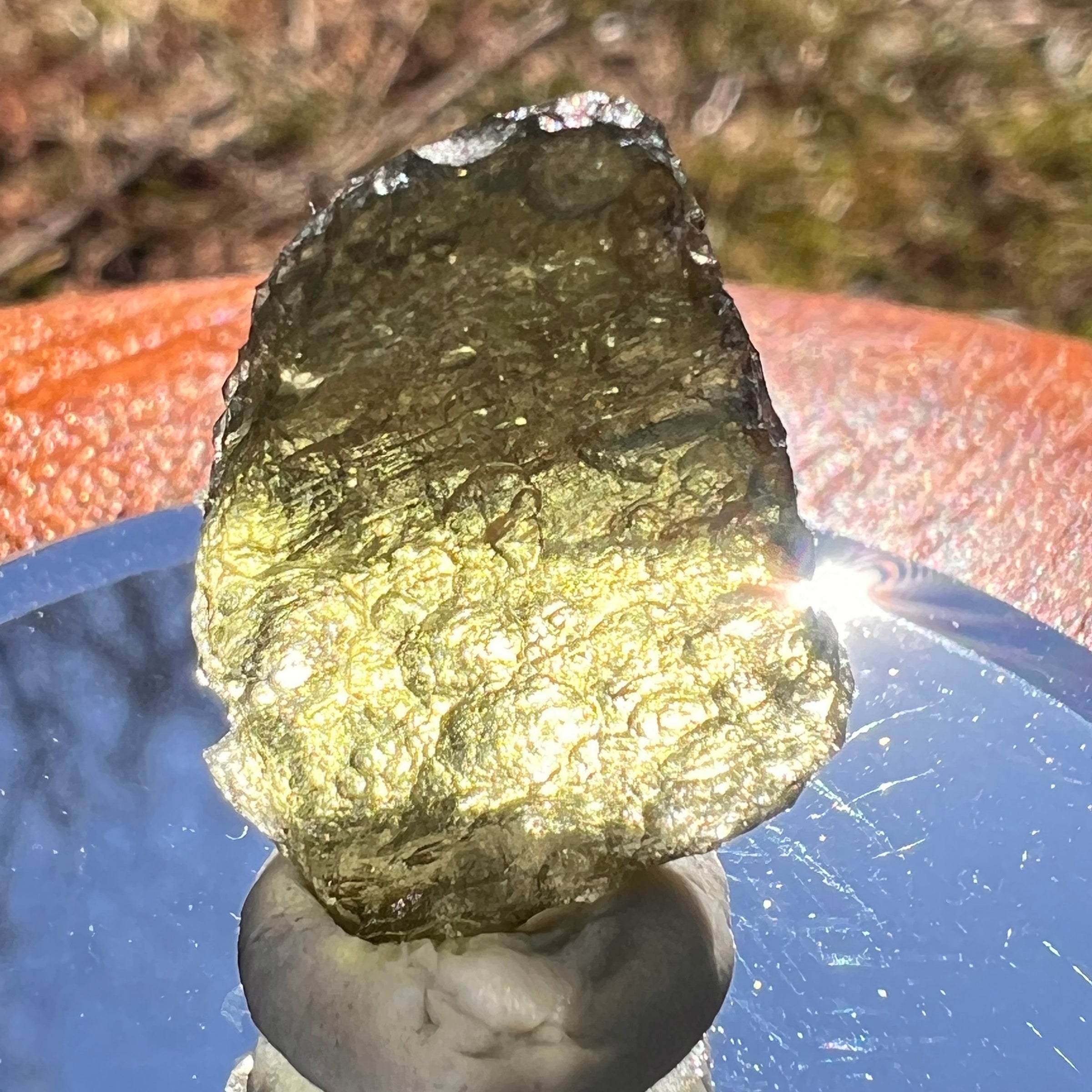 Moldavite 2.2 grams #1969-Moldavite Life