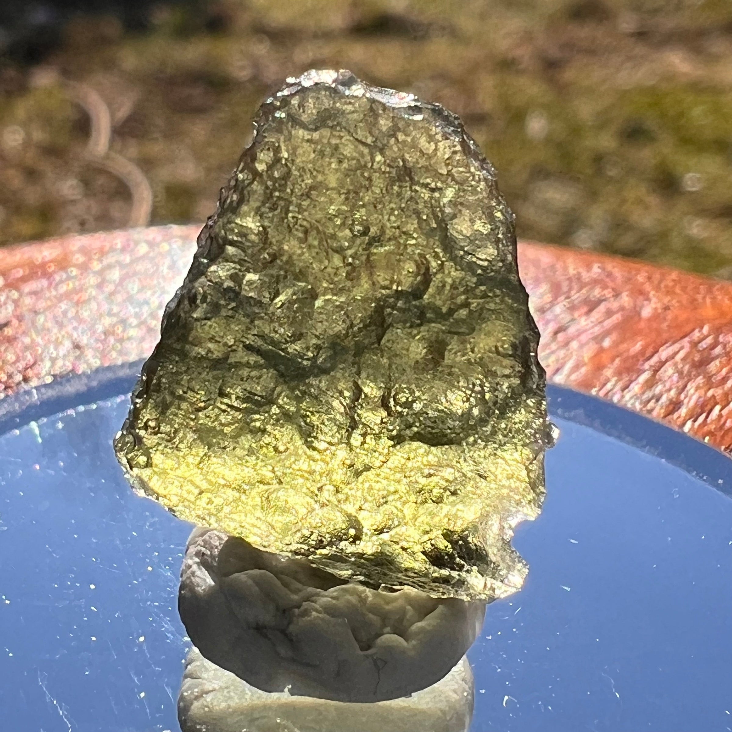 Moldavite 2.2 grams #1969-Moldavite Life