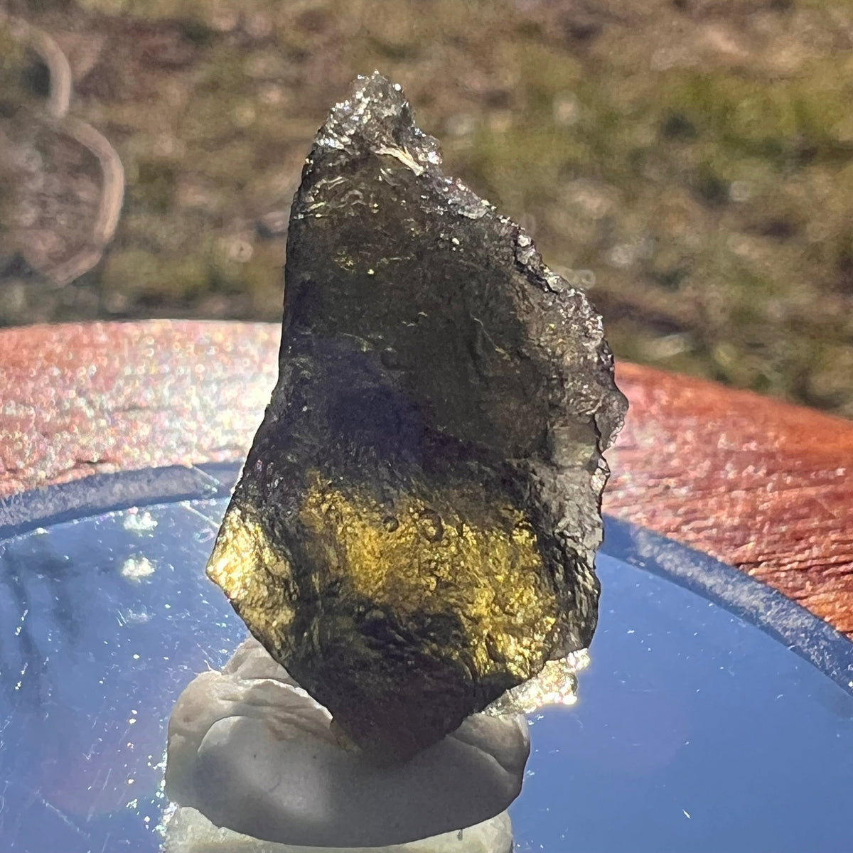 Moldavite 2.2 grams #1977-Moldavite Life