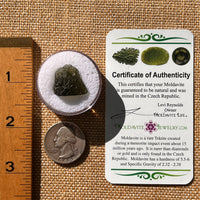 Moldavite 2.2 grams #2123-Moldavite Life
