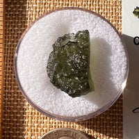 Moldavite 2.2 grams #2177-Moldavite Life