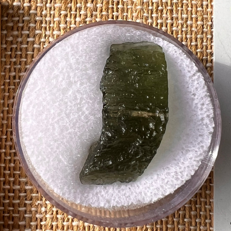 Moldavite 2.2 grams #2183-Moldavite Life