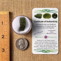 Moldavite 2.2 grams #2183-Moldavite Life