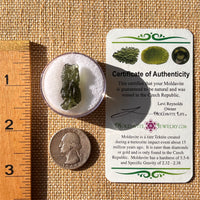 Moldavite 2.2 grams #2190-Moldavite Life