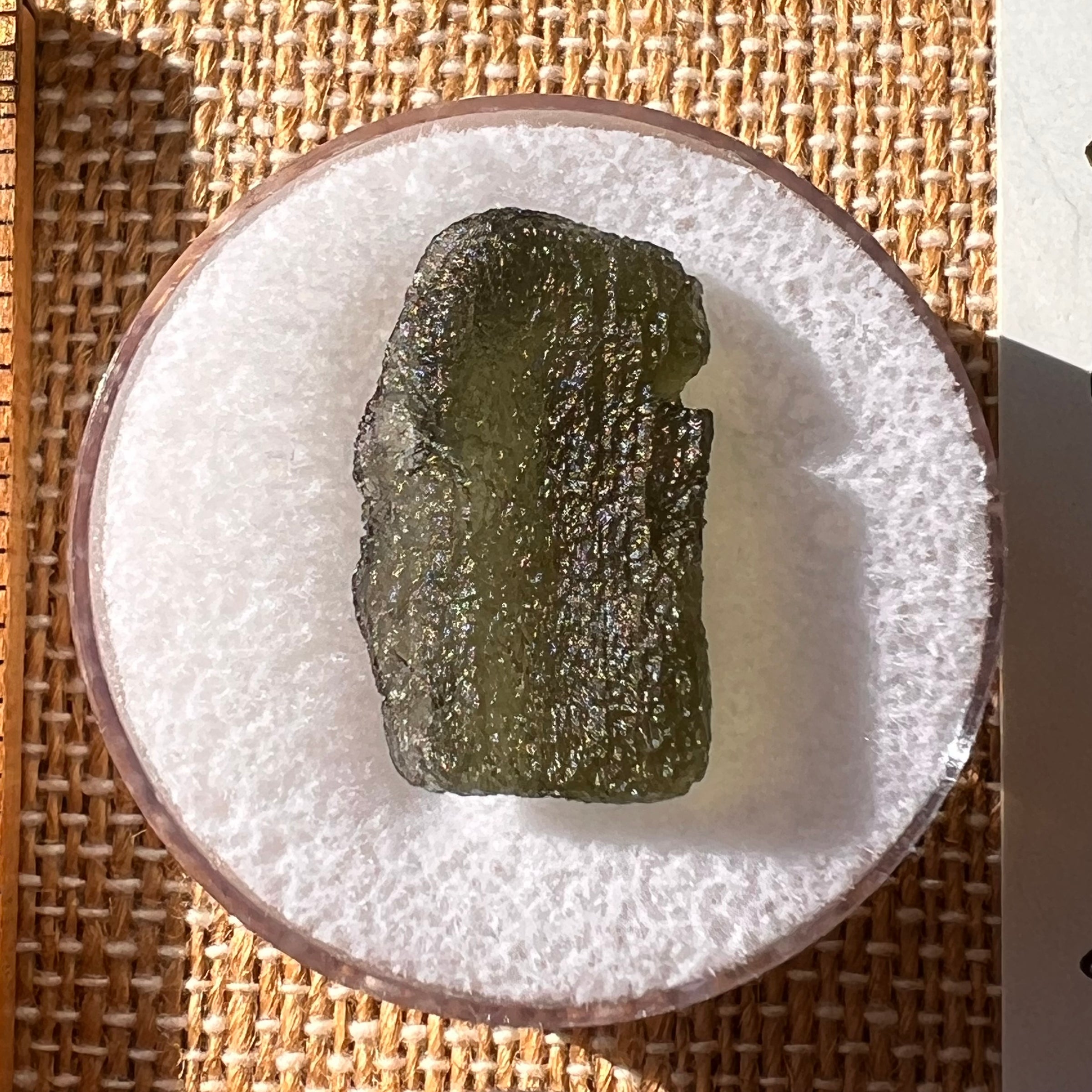 Moldavite 2.2 grams #2196-Moldavite Life