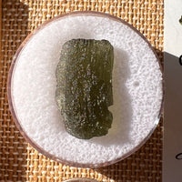 Moldavite 2.2 grams #2196-Moldavite Life