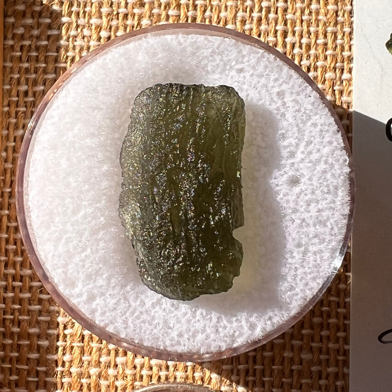 Moldavite 2.2 grams #2196-Moldavite Life