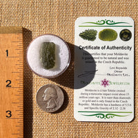 Moldavite 2.2 grams #2196-Moldavite Life