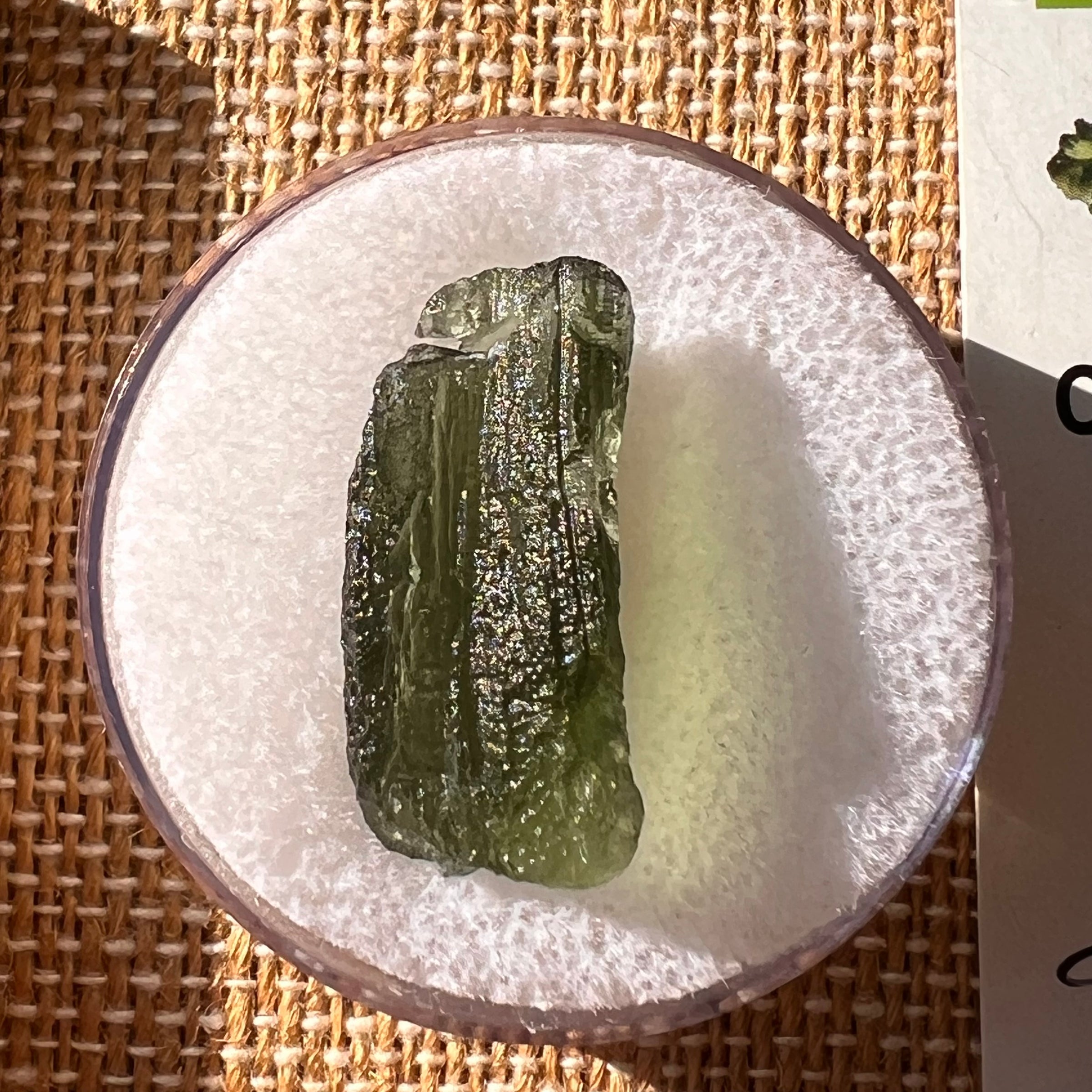 Moldavite 2.2 grams #2204-Moldavite Life