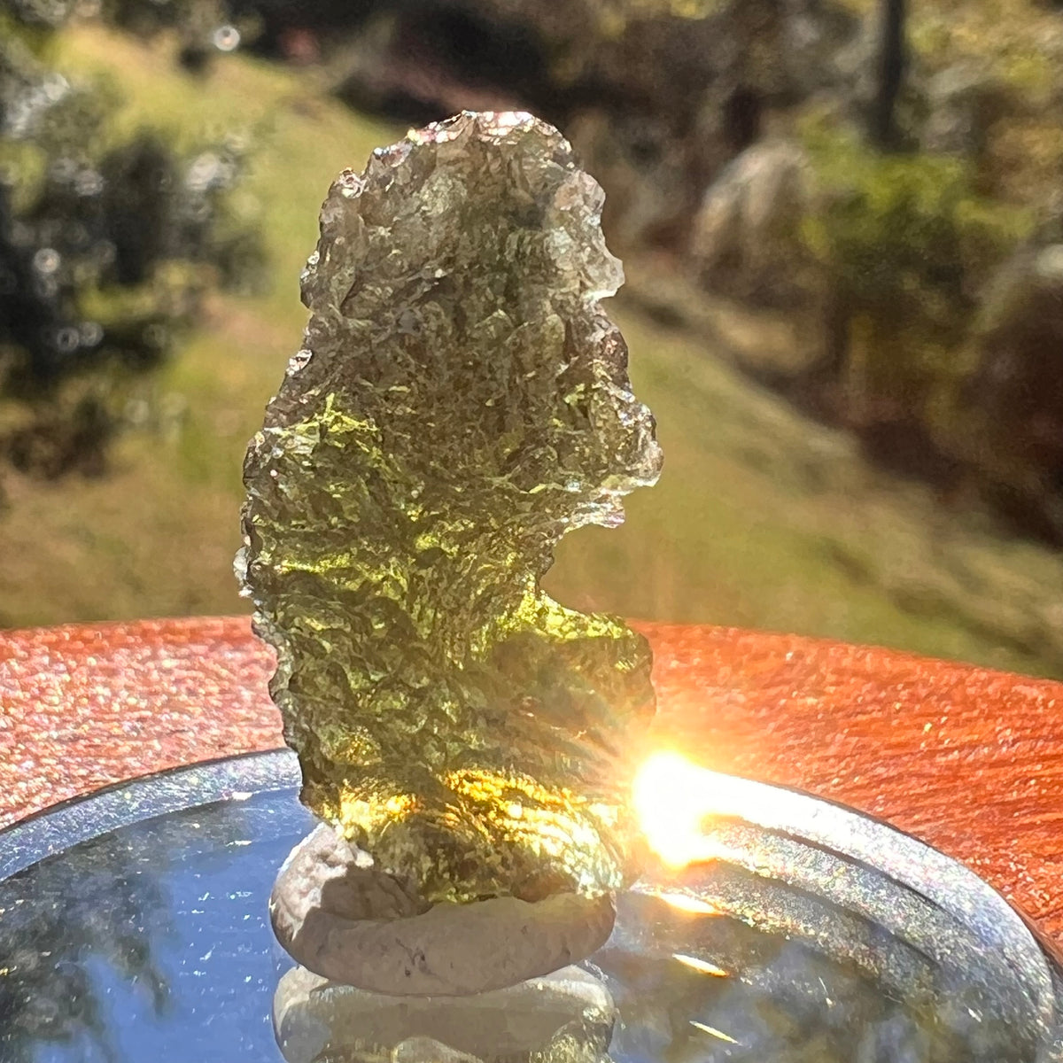 Moldavite 2.2 grams #2365-Moldavite Life