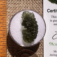 Moldavite 2.2 grams #2365-Moldavite Life