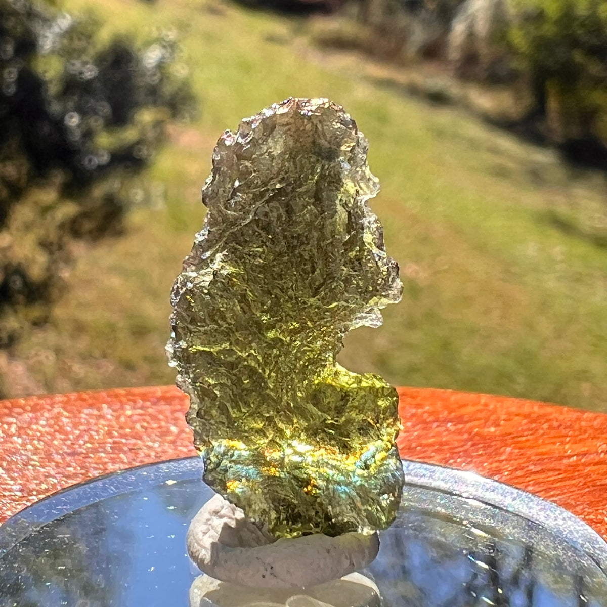 Moldavite 2.2 grams #2365-Moldavite Life