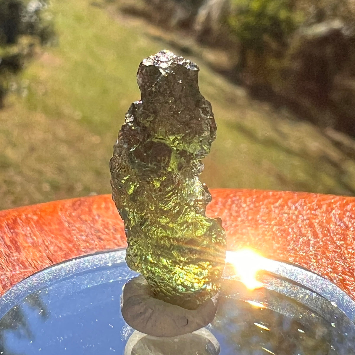 Moldavite 2.2 grams #2366-Moldavite Life