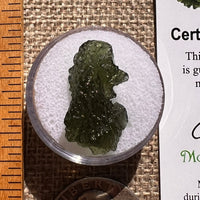 Moldavite 2.2 grams #2366-Moldavite Life
