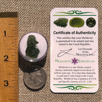 Moldavite 2.2 grams #2366-Moldavite Life