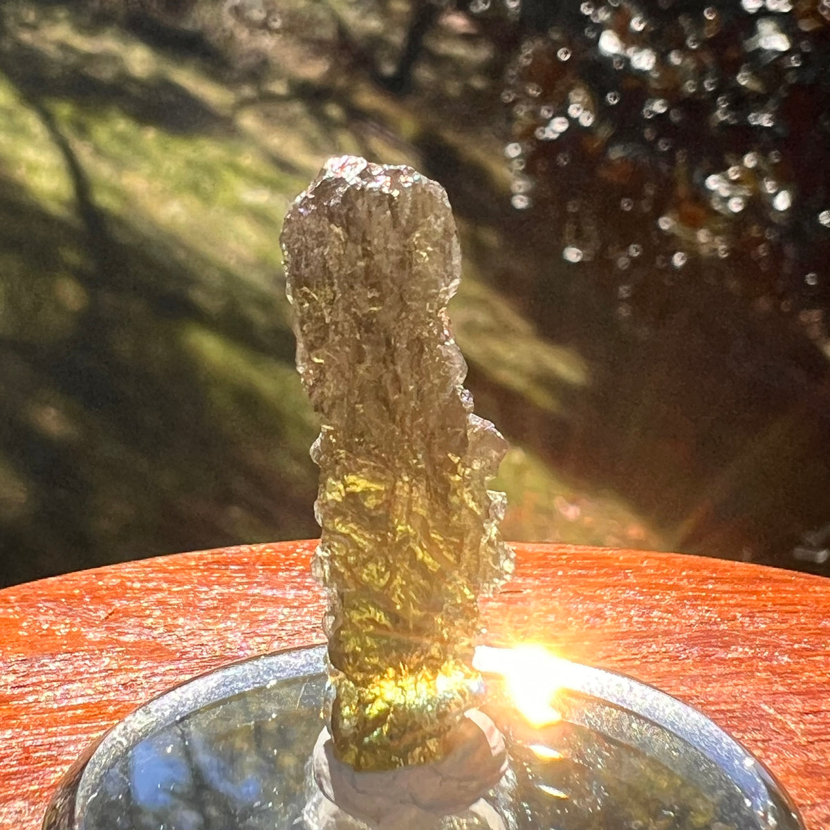 Moldavite 2.2 grams #2386-Moldavite Life