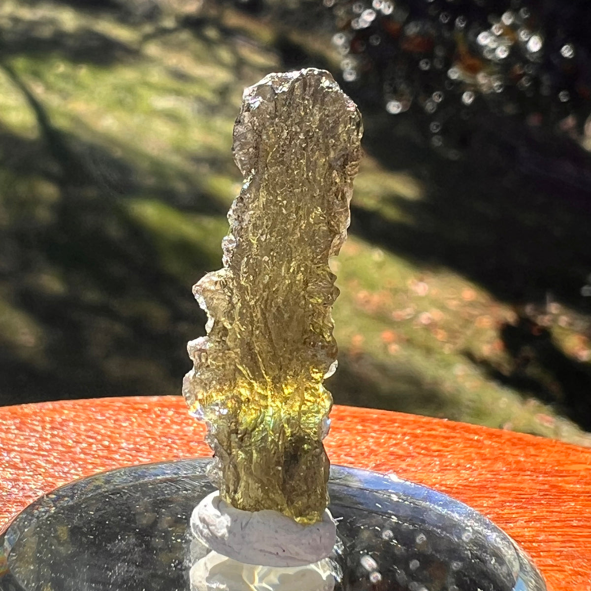Moldavite 2.2 grams #2386-Moldavite Life