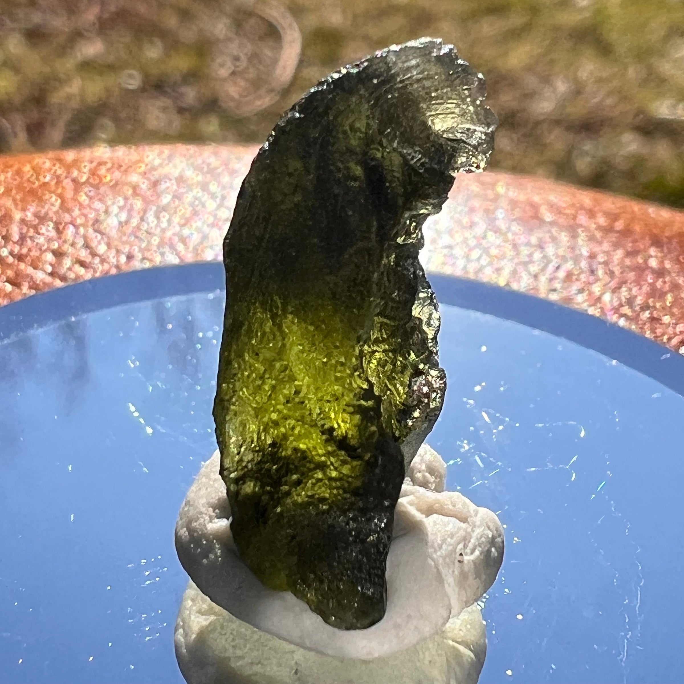 Moldavite 2.3 grams #1970-Moldavite Life