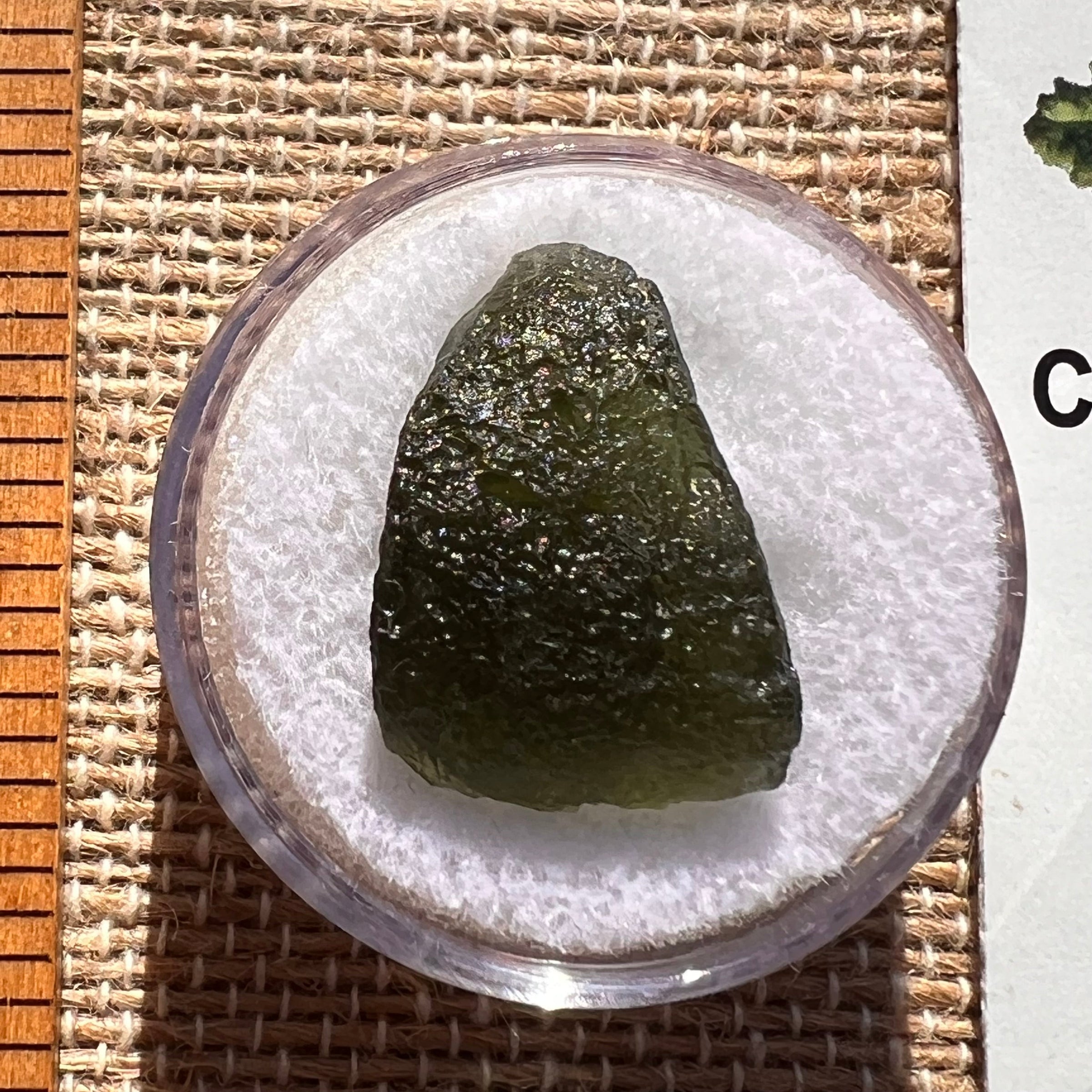Moldavite 2.3 grams #1970-Moldavite Life