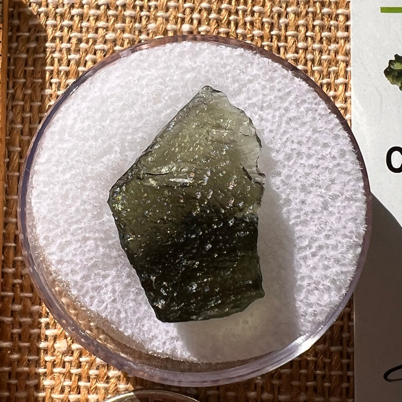 Moldavite 2.3 grams #2120-Moldavite Life