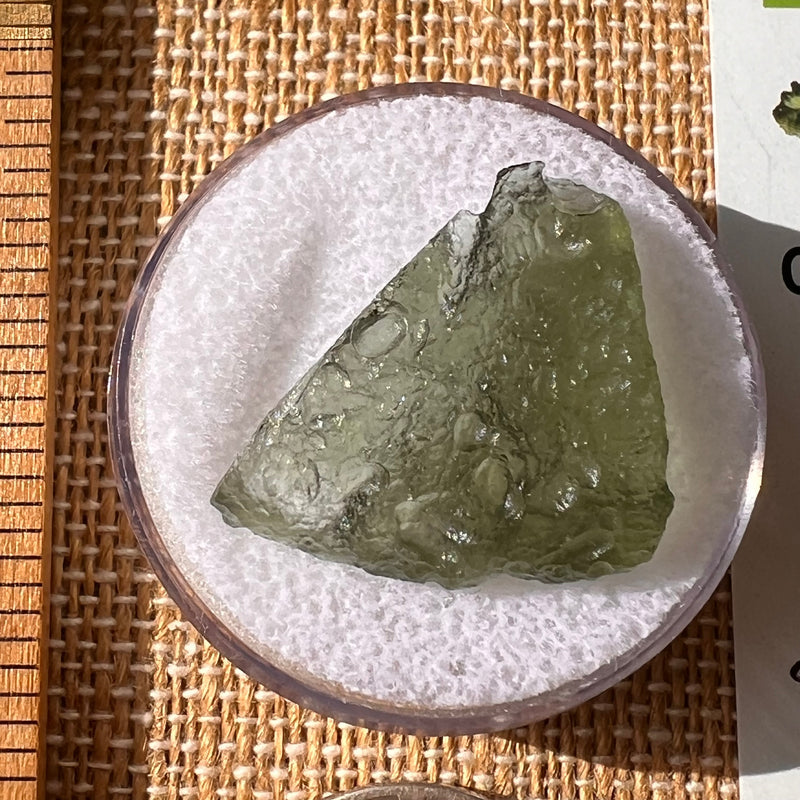 Moldavite 2.3 grams #2162-Moldavite Life
