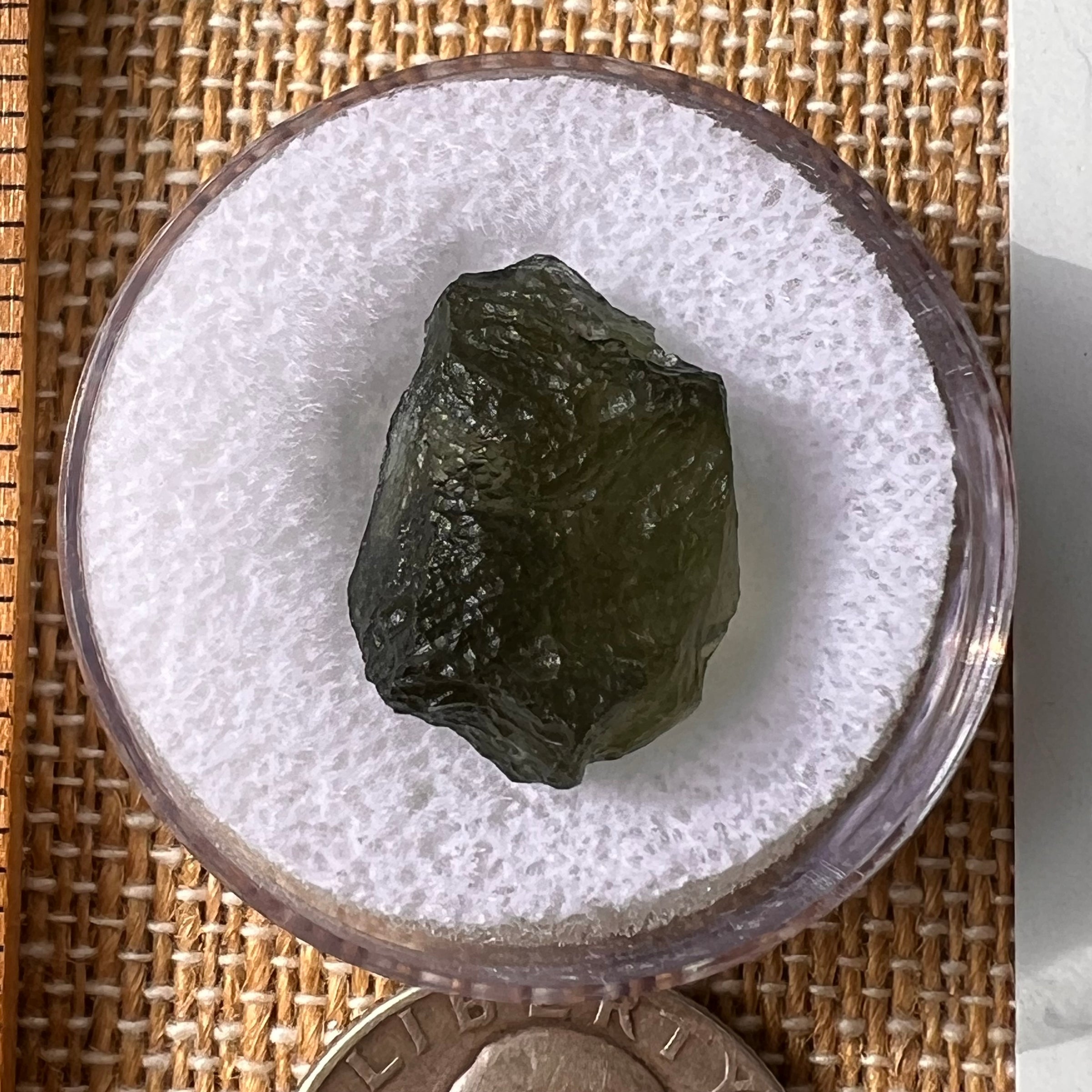 Moldavite 2.3 grams #2163-Moldavite Life