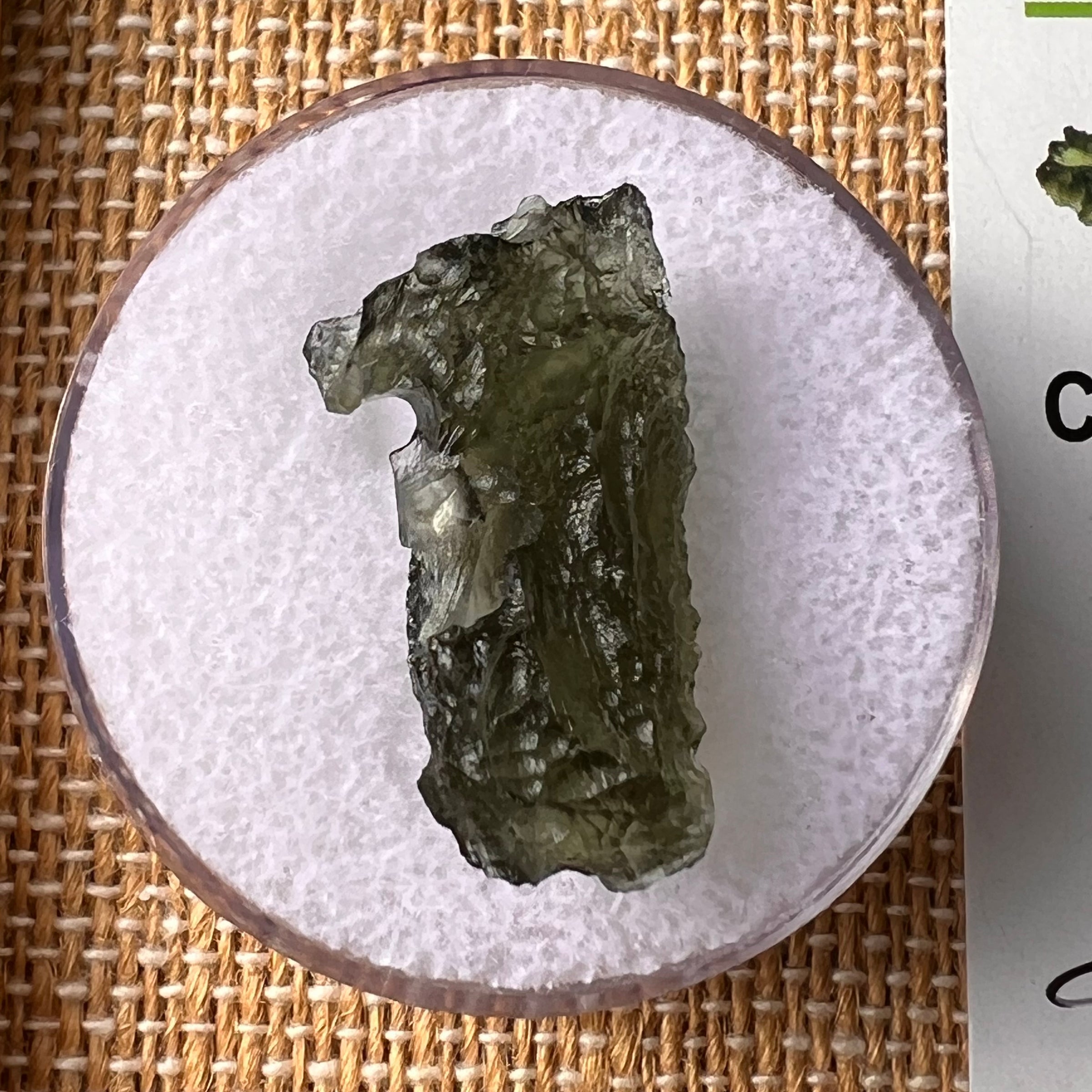 Moldavite 2.3 grams #2169-Moldavite Life