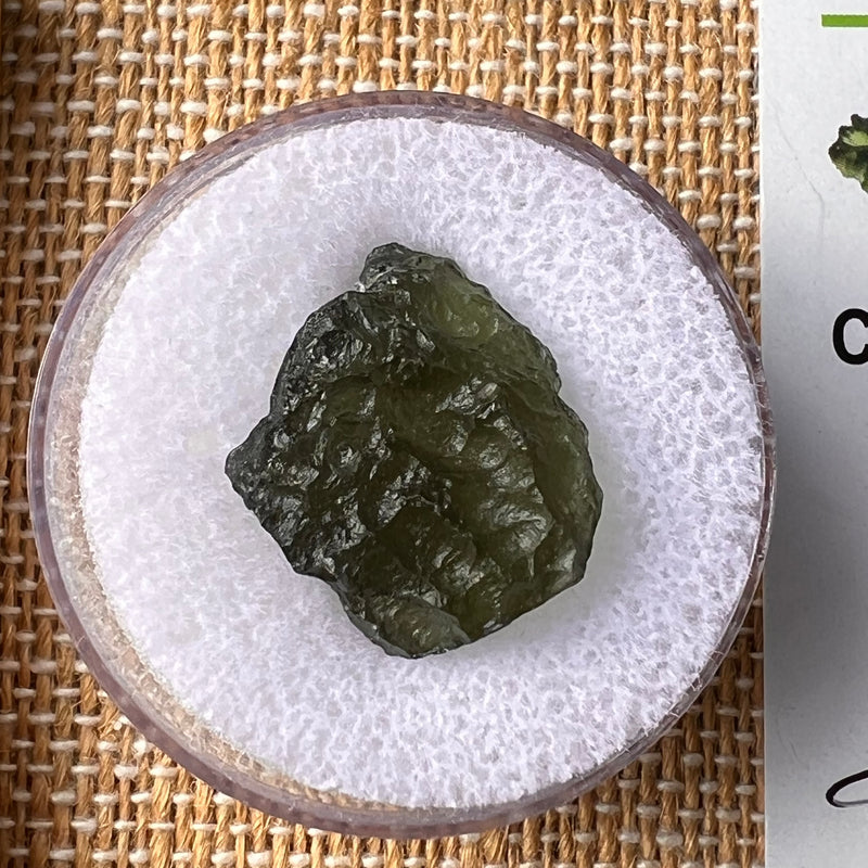 Moldavite 2.3 grams #2176-Moldavite Life