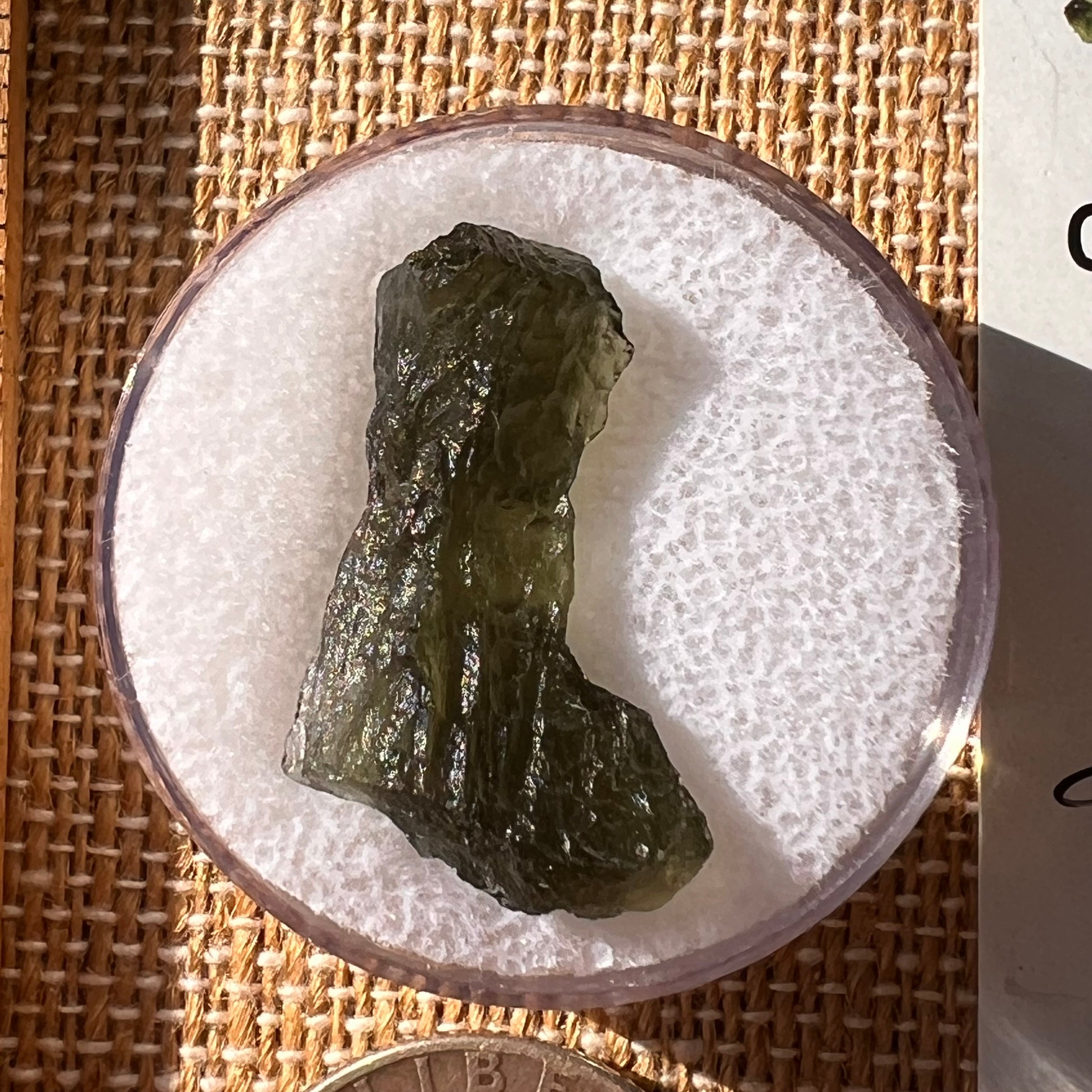 Moldavite 2.3 grams #2202-Moldavite Life