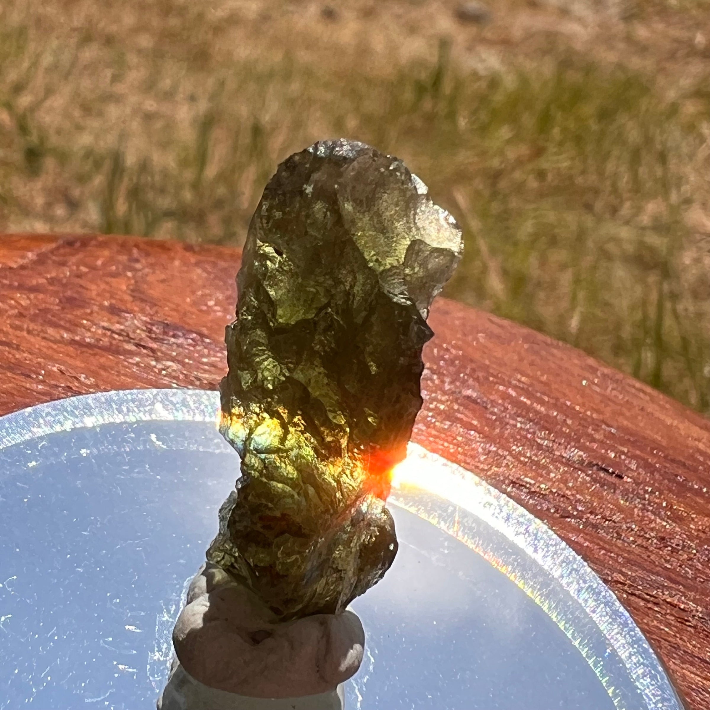 Moldavite 2.4 grams #1873-Moldavite Life