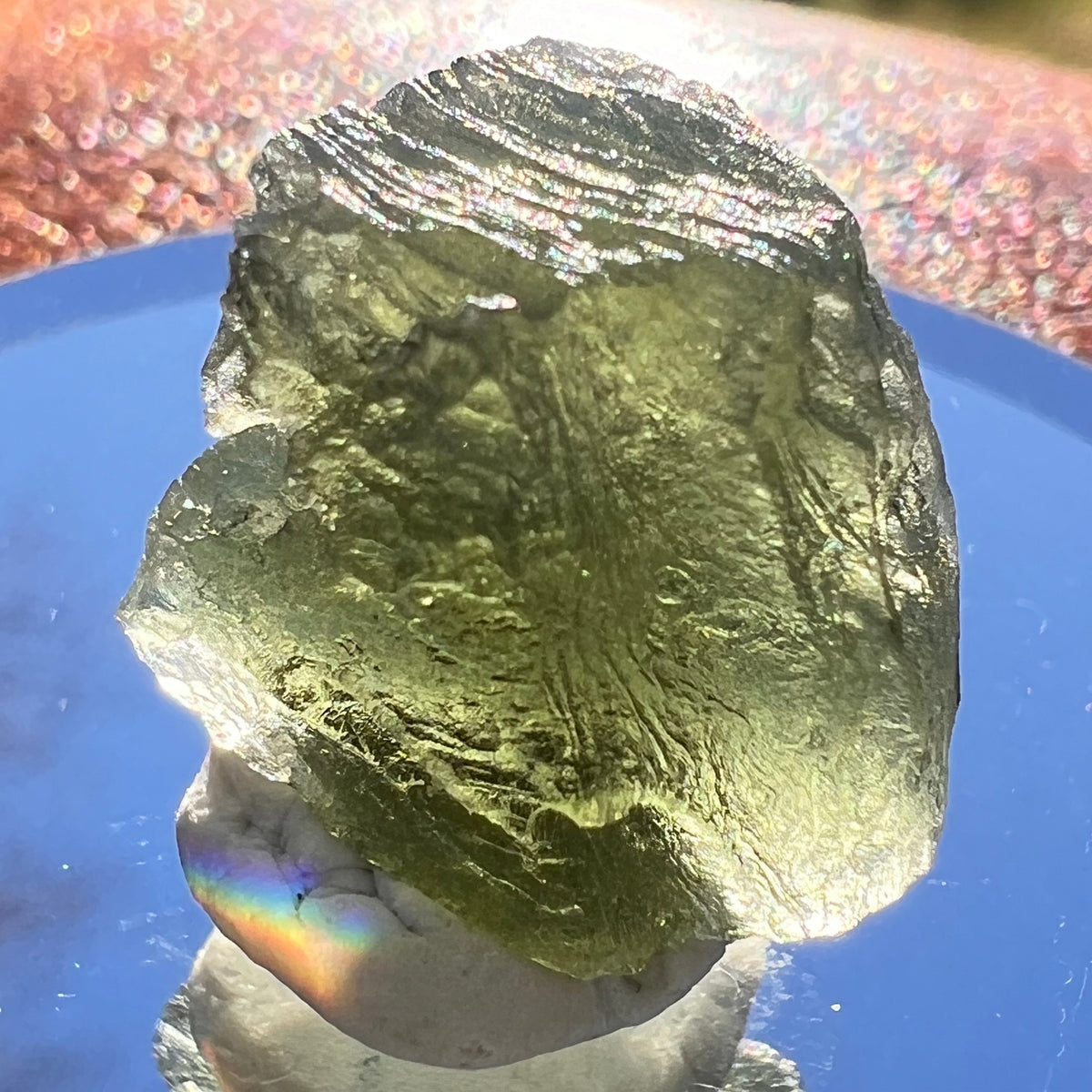 Moldavite 2.4 grams #1973-Moldavite Life