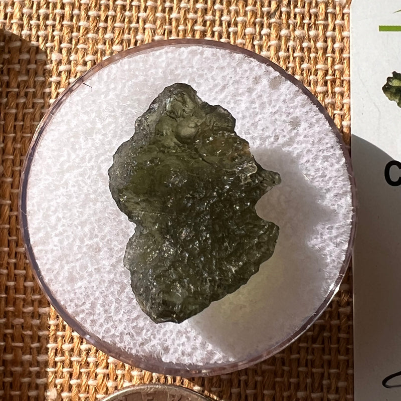 Moldavite 2.4 grams #2136-Moldavite Life
