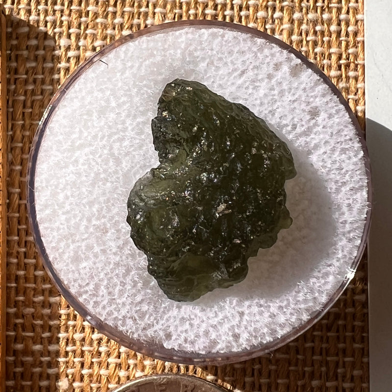Moldavite 2.4 grams #2136-Moldavite Life